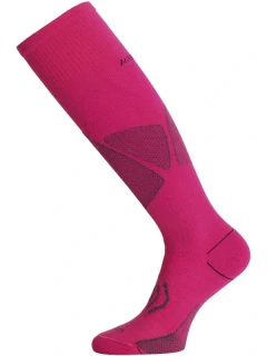 SWL MERINO SKI LASTING vlněné ponožky s ionty stříbra, růžová